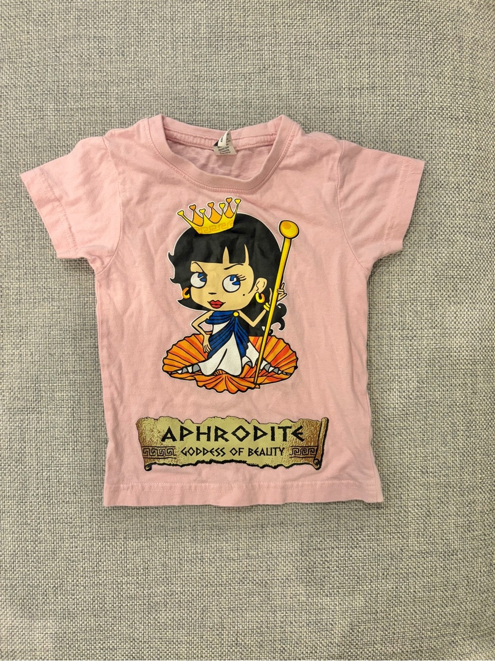 Aphrodite Pink Graphic Kids Tee, 2T